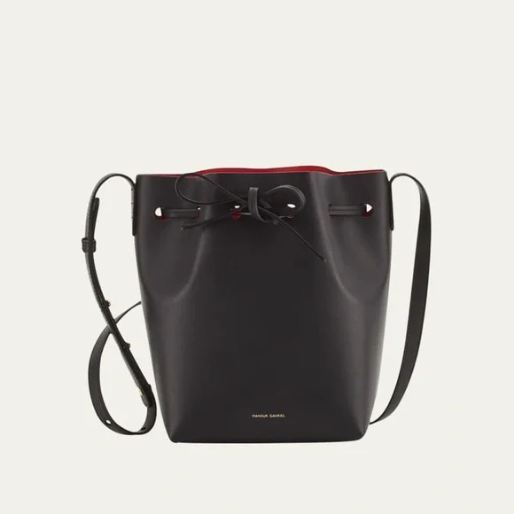 MANSUR GAVRIEL
Mini Vegetable-Tanned Leather Bucket Bag - Picture 1 of 9